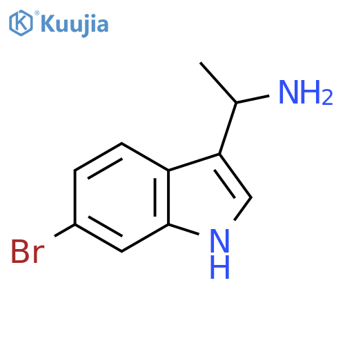 1-(6-Bromo-1h-indol-3-yl)ethan-1-amine structure
