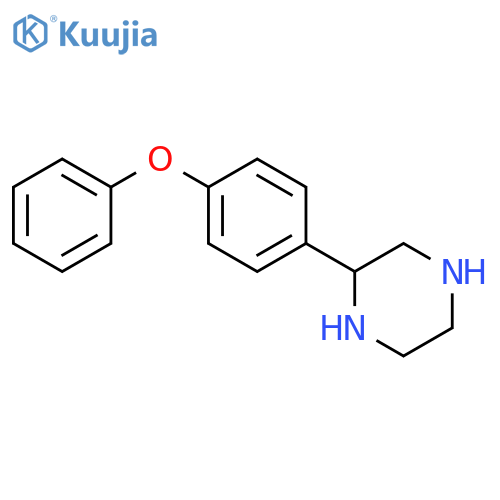 2-(4-phenoxyphenyl)piperazine structure