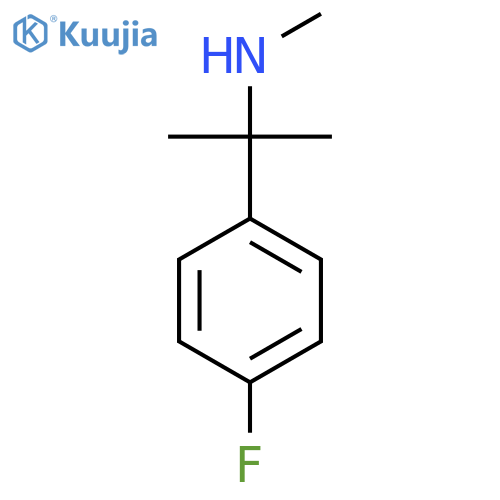2-(4-fluorophenyl)propan-2-yl(methyl)amine structure