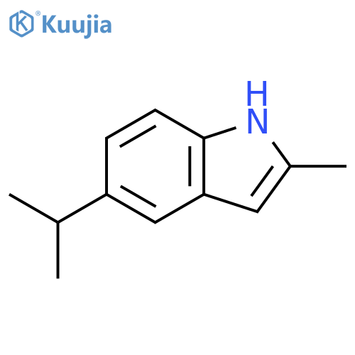 2-methyl-5-(propan-2-yl)-1H-indole structure