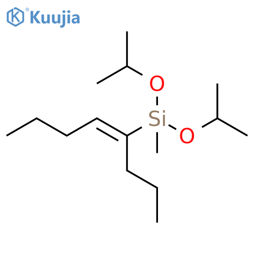 Silane, methylbis(1-methylethoxy)(1-propyl-1-pentenyl)-, (E)- (9CI) structure