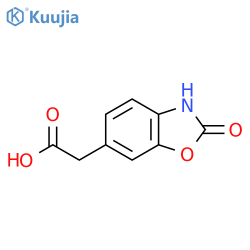 2-Hydroxybenzo[d]oxazole-6-acetic acid structure