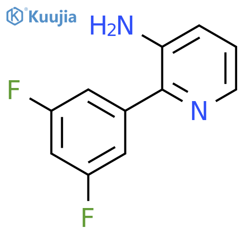2-(3,5-diflrorophenyl)-pyridin-3-amine structure