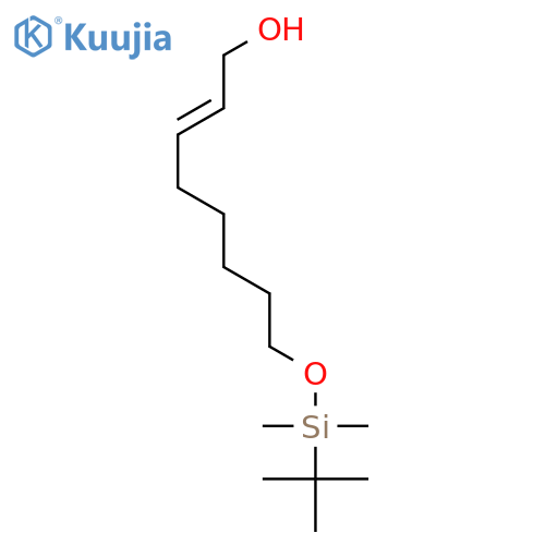2-Octen-1-ol, 8-[[(1,1-dimethylethyl)dimethylsilyl]oxy]-, (E)- structure