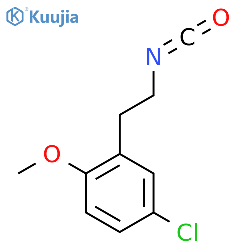 4-chloro-2-(2-isocyanatoethyl)-1-methoxybenzene structure