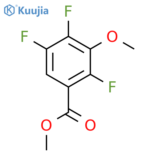 Methyl 3-Methoxy-2,4,5-trifluorobenzoate structure