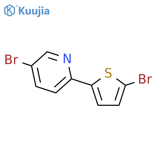 5-Bromo-2-(5-bromo-2-thienyl)pyridine structure