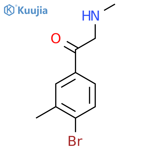1-(4-bromo-3-methylphenyl)-2-(methylamino)ethan-1-one structure