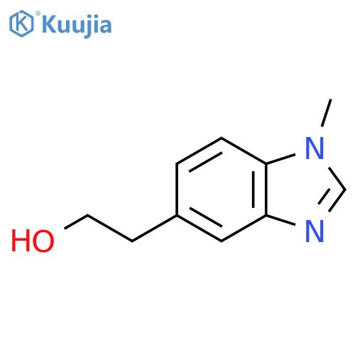 2-(1-Methyl-1h-1,3-benzodiazol-5-yl)ethan-1-ol structure
