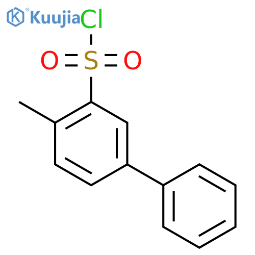 2-Methyl-5-phenylbenzene-1-sulfonyl chloride structure