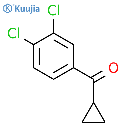 cyclopropyl(3,4-dichlorophenyl)methanone structure