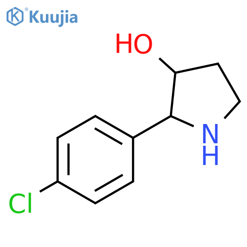 2-(4-Chlorophenyl)pyrrolidin-3-ol structure