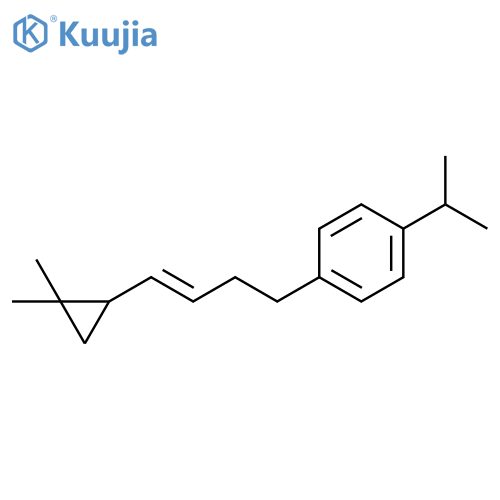 Benzene,1-[(3E)-4-(2,2-dimethylcyclopropyl)-3-butenyl]-4-(1-methylethyl)- structure