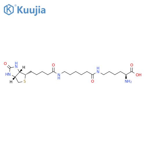 L-Lysine, N6-[6-[[5-[(3aS,4S,6aR)-hexahydro-2-oxo-1H-thieno[3,4-d]imidazol-4-yl]-1-oxopentyl]amino]-1-oxohexyl]- structure
