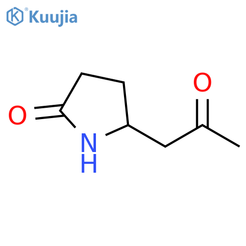 5-(2-oxopropyl)pyrrolidin-2-one structure