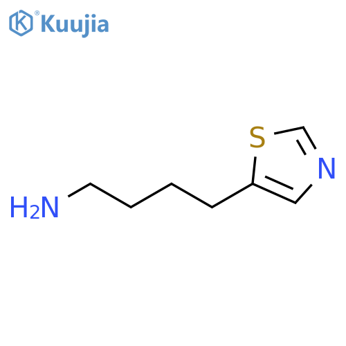 4-(1,3-thiazol-5-yl)butan-1-amine structure