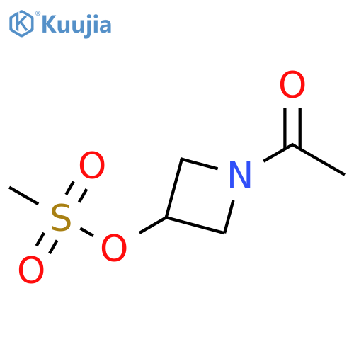 1-ACETYLAZETIDIN-3-YL METHANESULFONATE structure