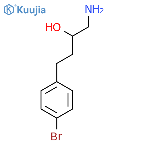 1-amino-4-(4-bromophenyl)butan-2-ol structure