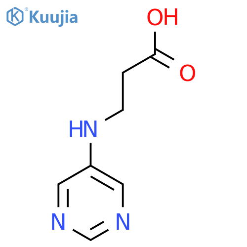3-(Pyrimidin-5-ylamino)propanoic acid structure