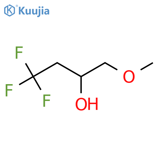 4,4,4-Trifluoro-1-methoxybutan-2-ol structure