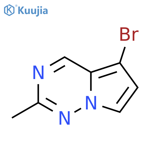 5-bromo-2-methylpyrrolo[2,1-f][1,2,4]triazine structure