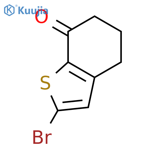 2-Bromo-5,6-dihydrobenzo[b]thiophen-7(4H)-one structure