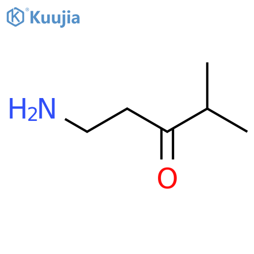 1-Amino-4-methylpentan-3-one structure