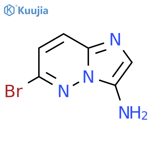 6-Bromoimidazo[1,2-b]pyridazin-3-amine structure