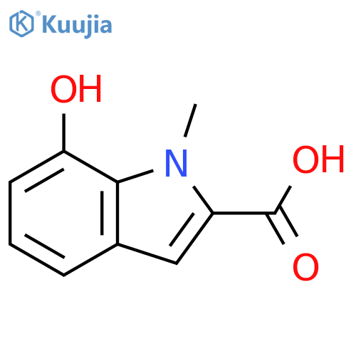 7-hydroxy-1-methyl-1H-indole-2-carboxylic acid structure