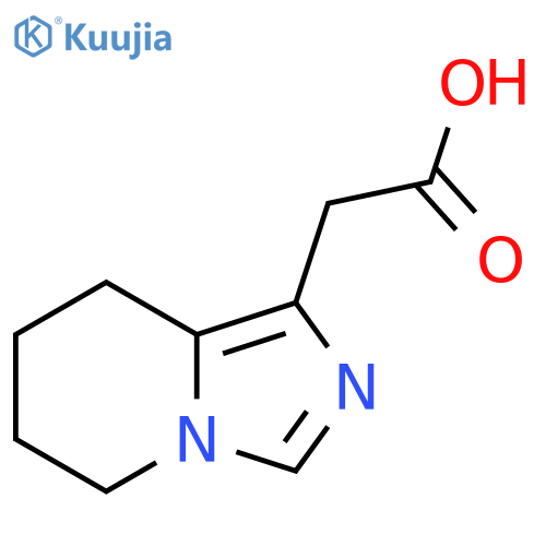 2-{5H,6H,7H,8H-imidazo1,5-apyridin-1-yl}acetic acid structure