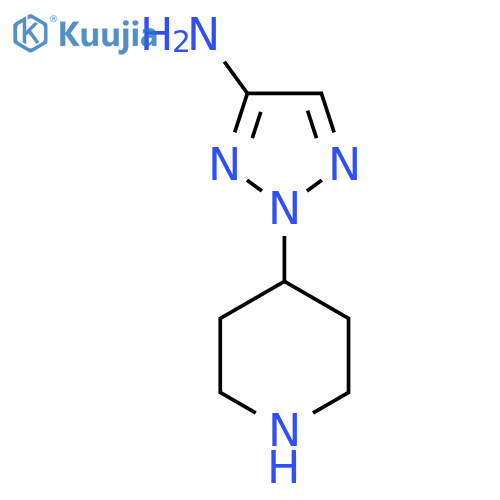 2-(piperidin-4-yl)-2H-1,2,3-triazol-4-amine structure