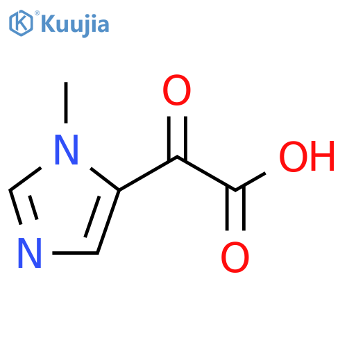 2-(1-methyl-1H-imidazol-5-yl)-2-oxoacetic acid structure