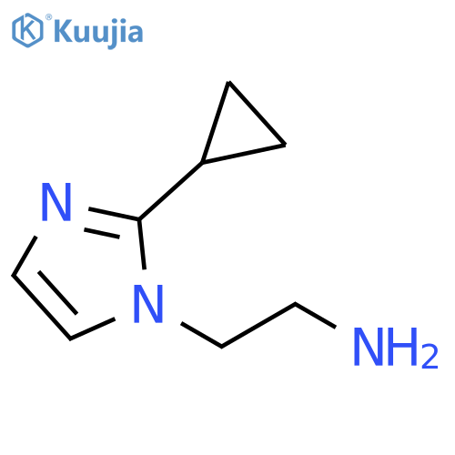 2-(2-Cyclopropyl-1H-imidazol-1-yl)ethan-1-amine structure