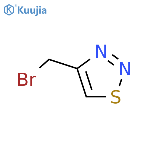4-(bromomethyl)-1,2,3-thiadiazole structure