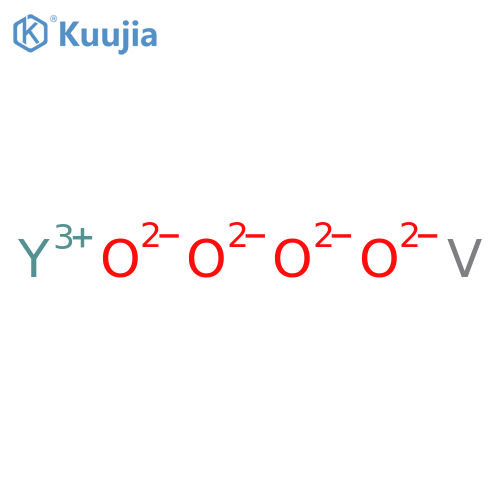 oxygen(-2) anion; vanadium; yttrium(+3) cation structure