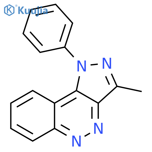 1H-Pyrazolo[4,3-c]cinnoline, 3-methyl-1-phenyl- structure