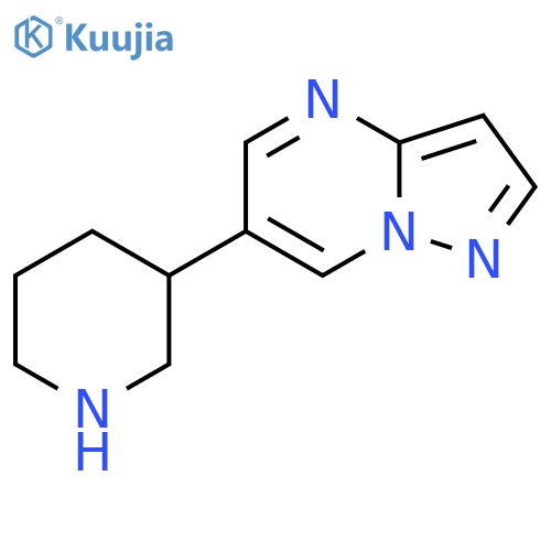 3-{pyrazolo1,5-apyrimidin-6-yl}piperidine structure
