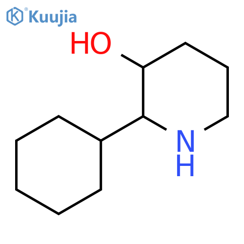 2-Cyclohexylpiperidin-3-ol structure
