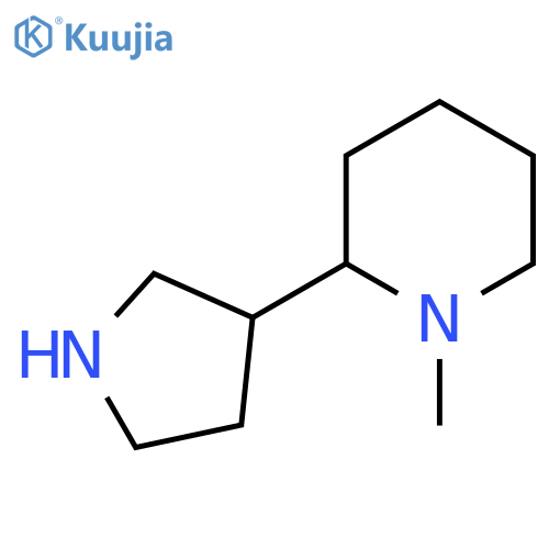 1-methyl-2-(pyrrolidin-3-yl)piperidine structure