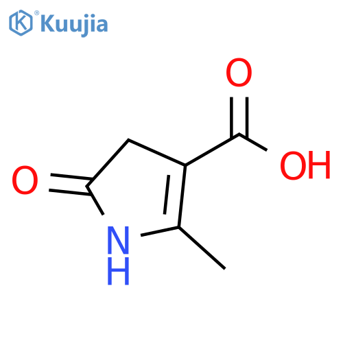1H-Pyrrole-3-carboxylic acid, 4,5-dihydro-2-methyl-5-oxo- structure