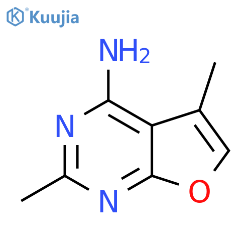 2,5-dimethylfuro2,3-dpyrimidin-4-amine structure