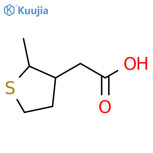 2-(2-Methylthiolan-3-yl)acetic acid structure