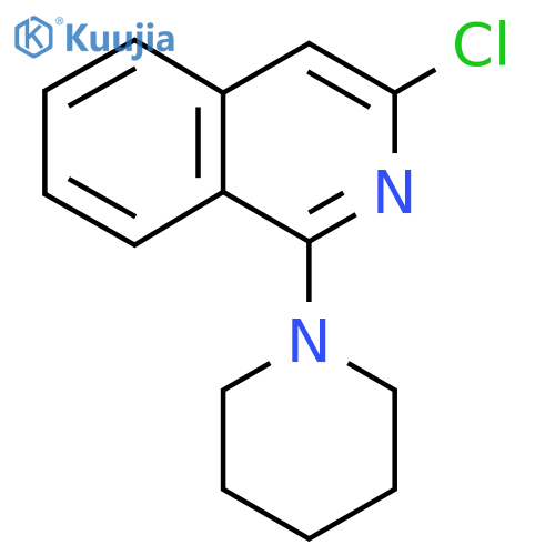3-Chloro-1-piperidin-1-ylisoquinoline structure