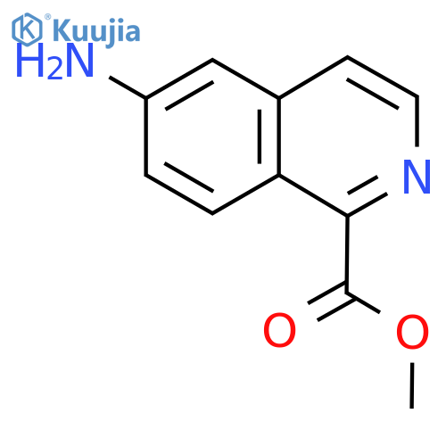 Methyl 6-aminoisoquinoline-1-carboxylate structure