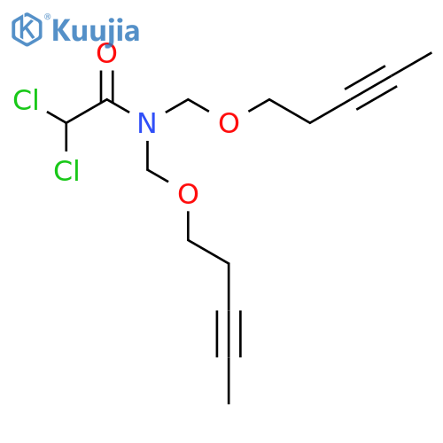 ACETAMIDE, 2,2-DICHLORO-N,N-BIS[(3-PENTYNYLOXY)METHYL]- structure