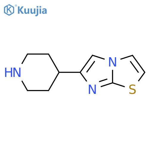 4-{imidazo2,1-b1,3thiazol-6-yl}piperidine structure