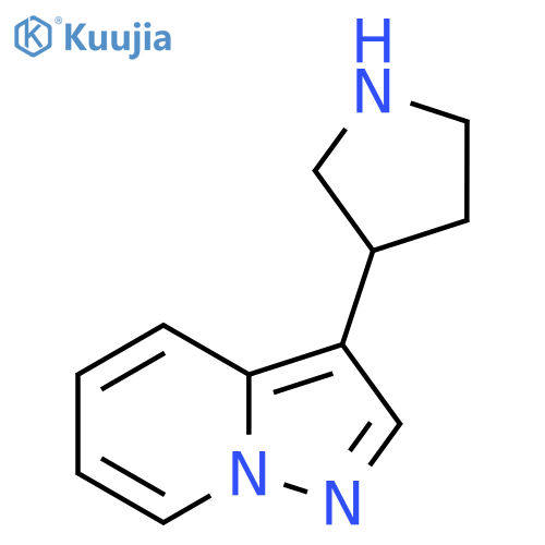 3-{pyrazolo1,5-apyridin-3-yl}pyrrolidine structure
