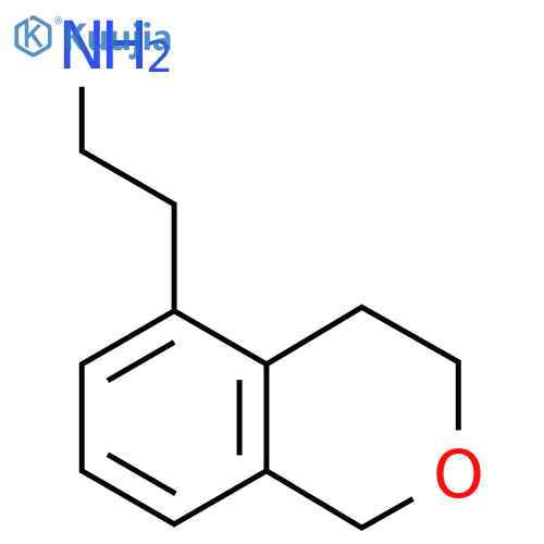 2-(3,4-dihydro-1H-2-benzopyran-5-yl)ethan-1-amine structure
