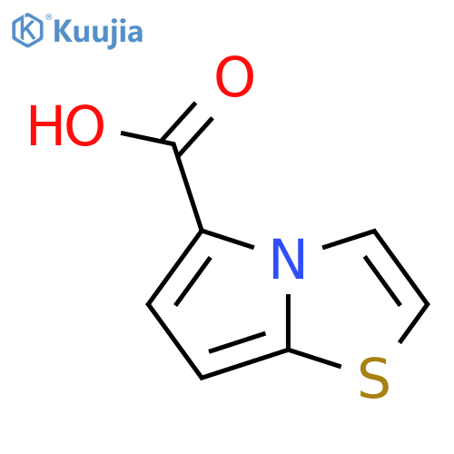 Pyrrolo[2,1-b][1,3]thiazole-5-carboxylic acid structure