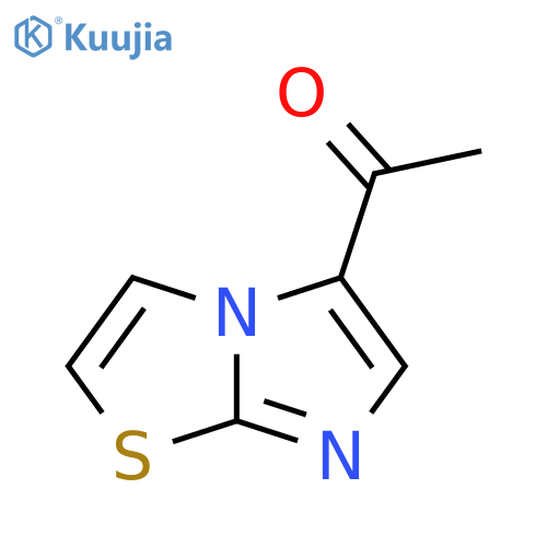 1-{imidazo2,1-b1,3thiazol-5-yl}ethan-1-one structure